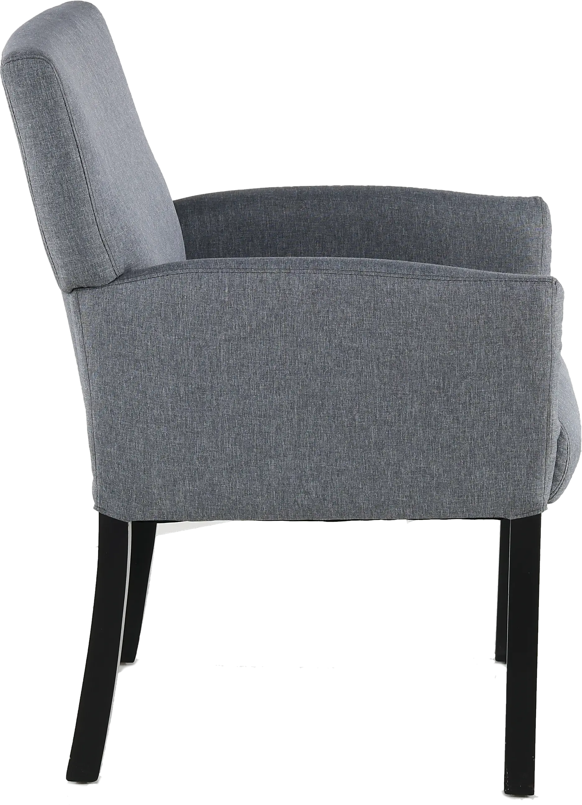 Contemporary Gray Guest Chair