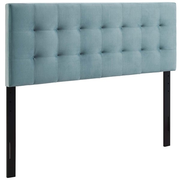 Carson Carrington Labbgard King Biscuit Tufted Velvet Headboard - - 28518033