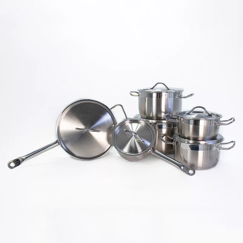 BergHOFF Hotel 12-pc. Stainless Steel Cookware Set