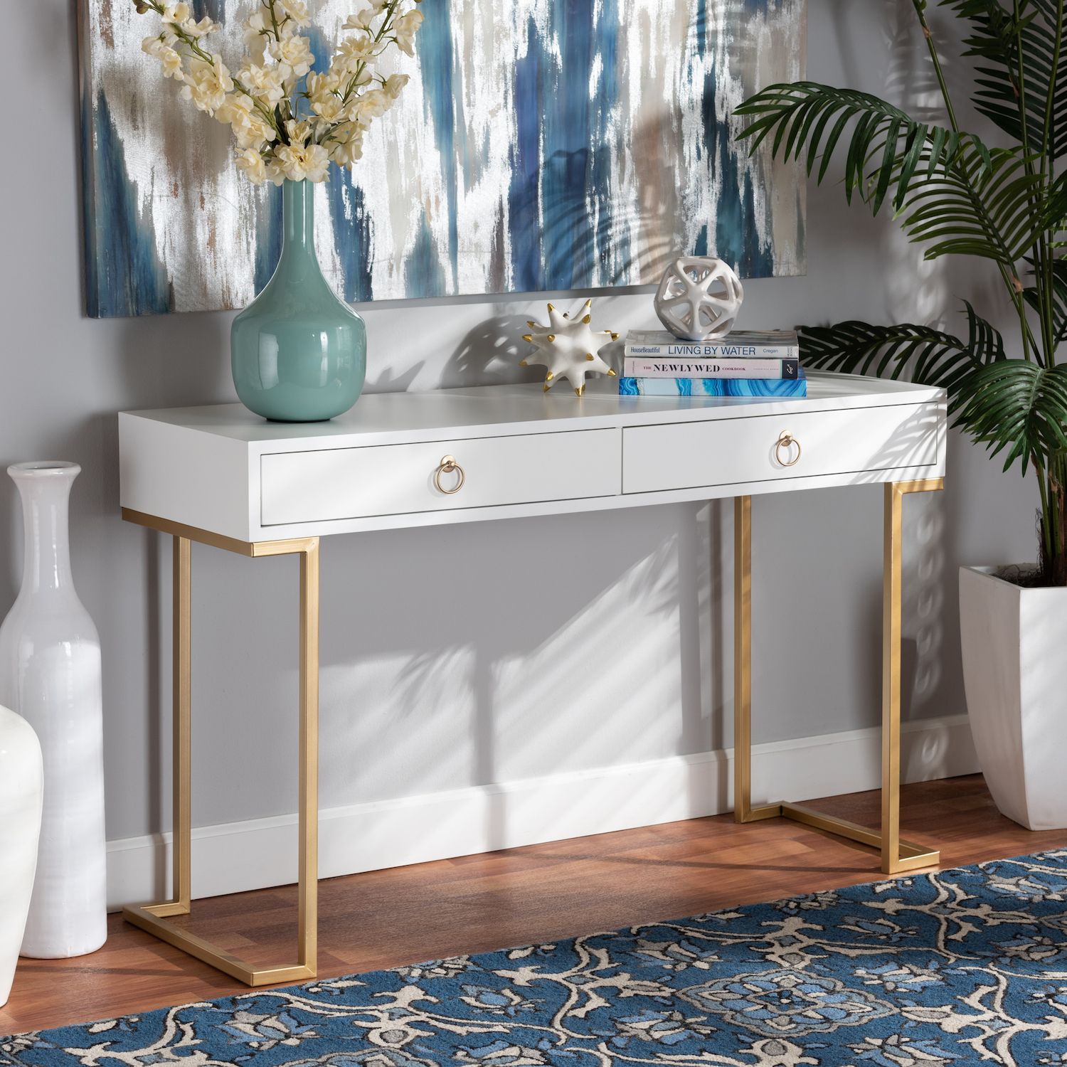 Baxton Studio Beagan Console Table