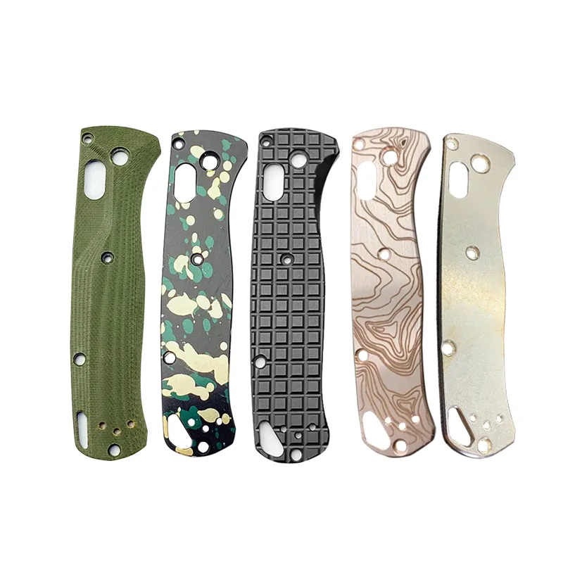 Custom engraved Knife Scales for Benchmade Bugout 535 Folding Knife scales Pocket knife EDC gear