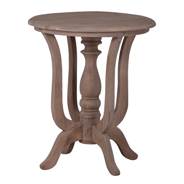 Marion 28-inch Natural Durian Wood Side Table