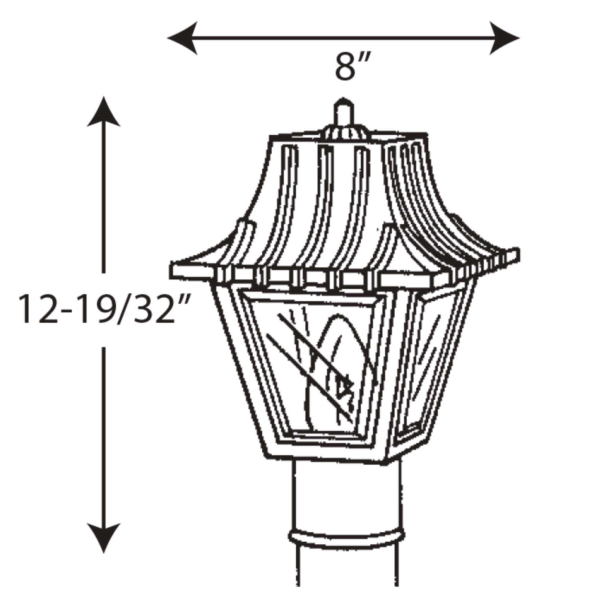 Mansard Collection One-Light Post Lantern