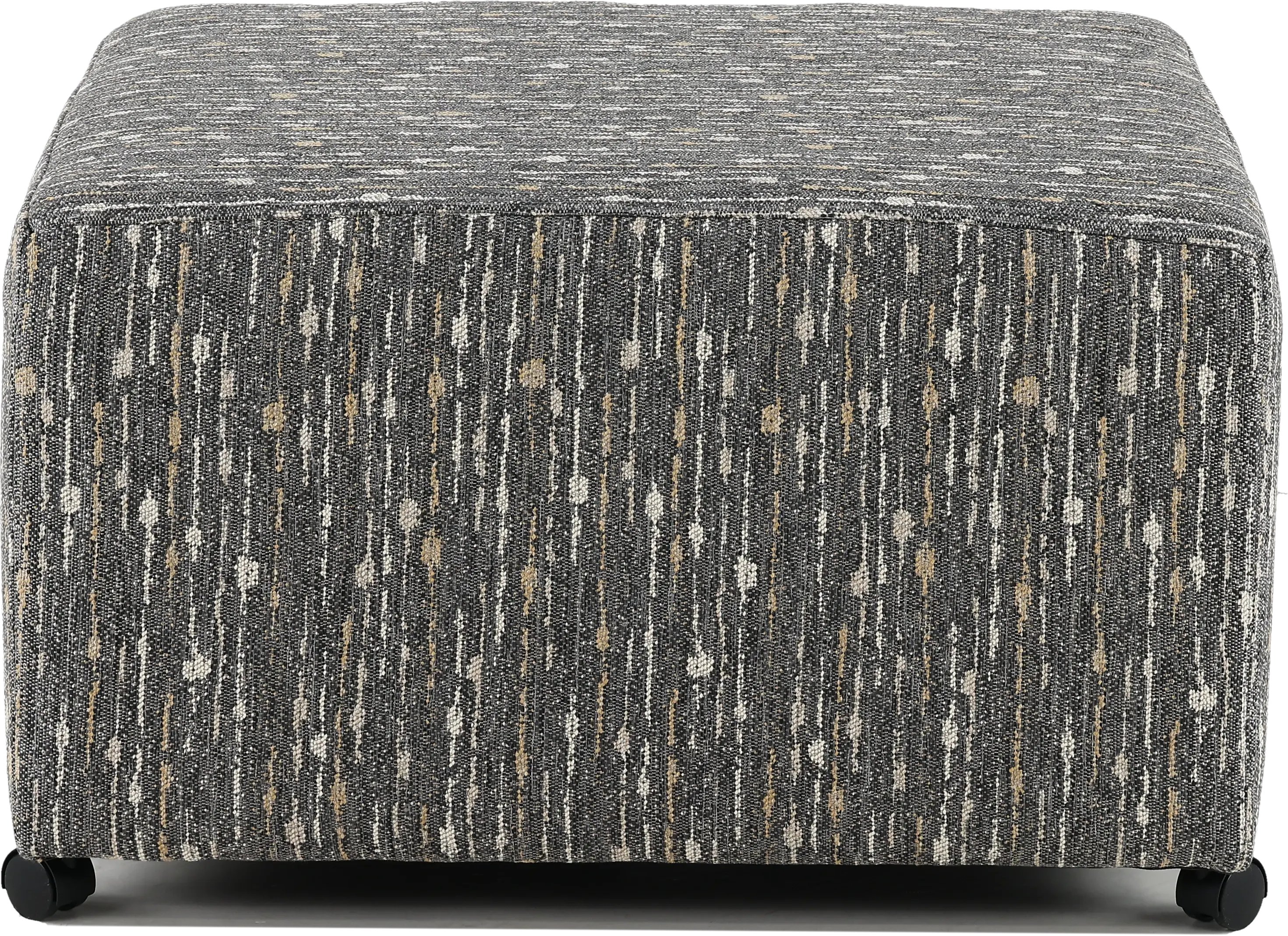 Simplicity Charcoal Gray Cocktail Ottoman