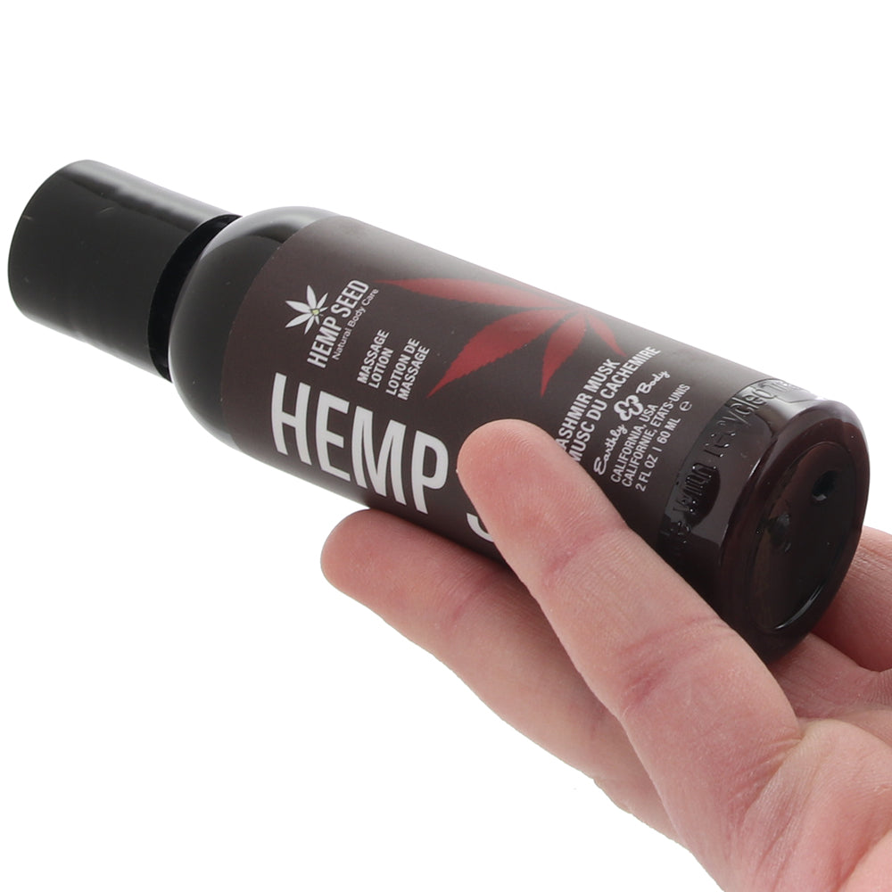 Hemp Seed Massage Lotion 2oz/60ml in Kashmir Musk