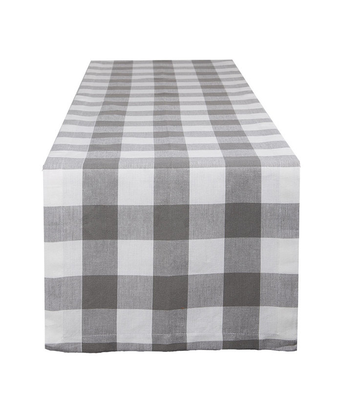 Design Imports Buffalo Check Table Runner 14 x 108