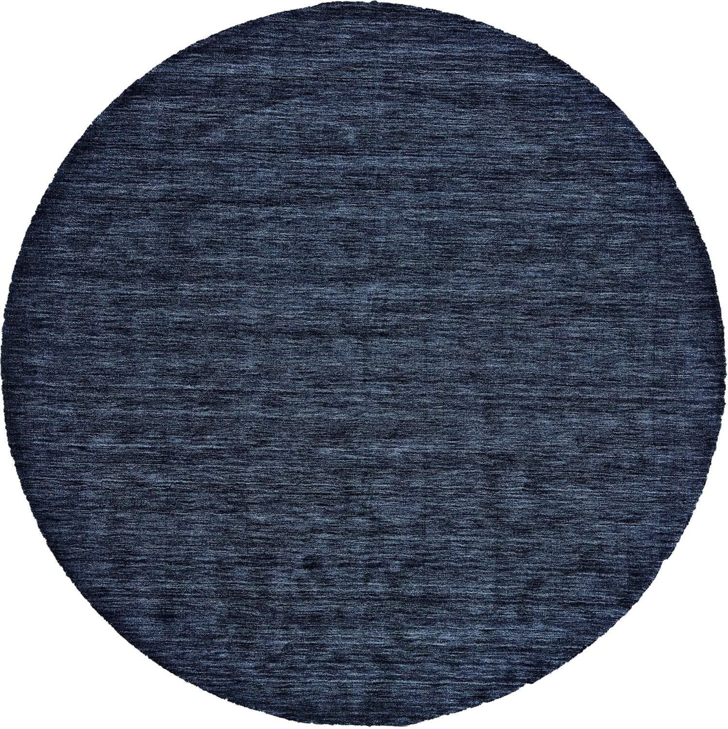 Celano Hand Woven Midnight Navy Blue Rug by BD Fine