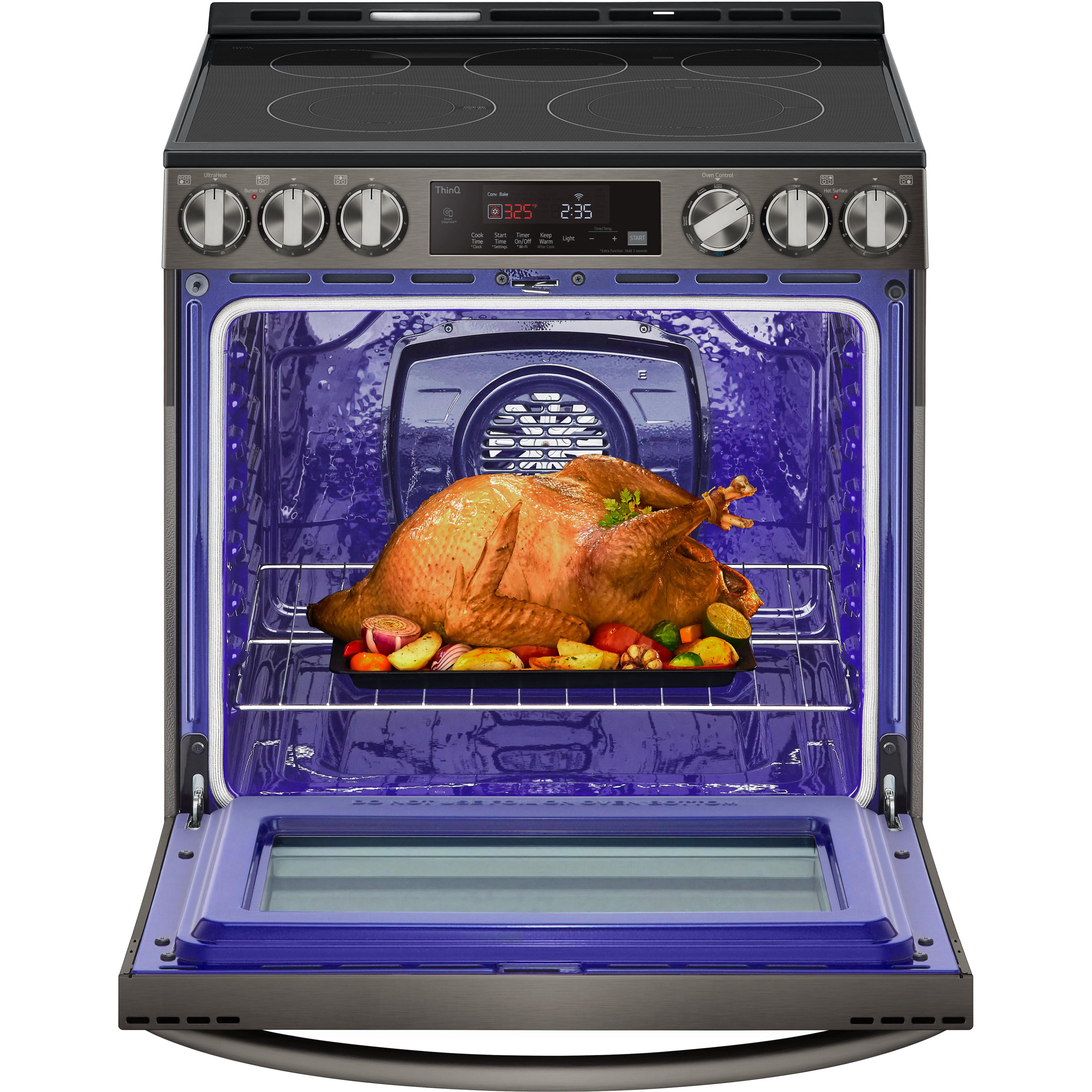 LG 30-inch Slide-in Electric Range with Air Fry Technology LSEL6333D