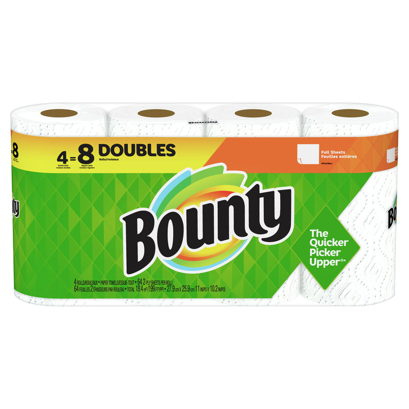 BOUNTY DBL ROLL 4PK