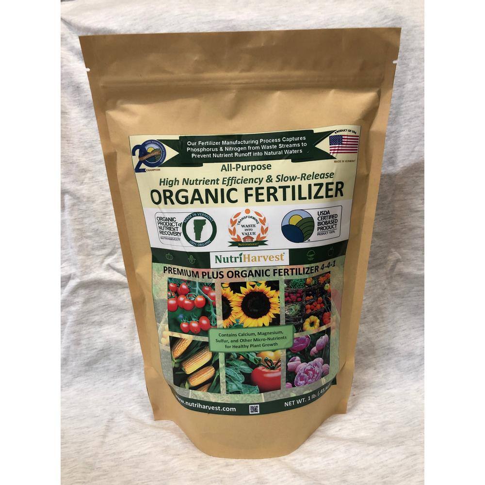 Vermont Organics Reclamation Soil 4-4-1 1 lb. NutriHarvest Organic Fertilizer Bag NTRI441