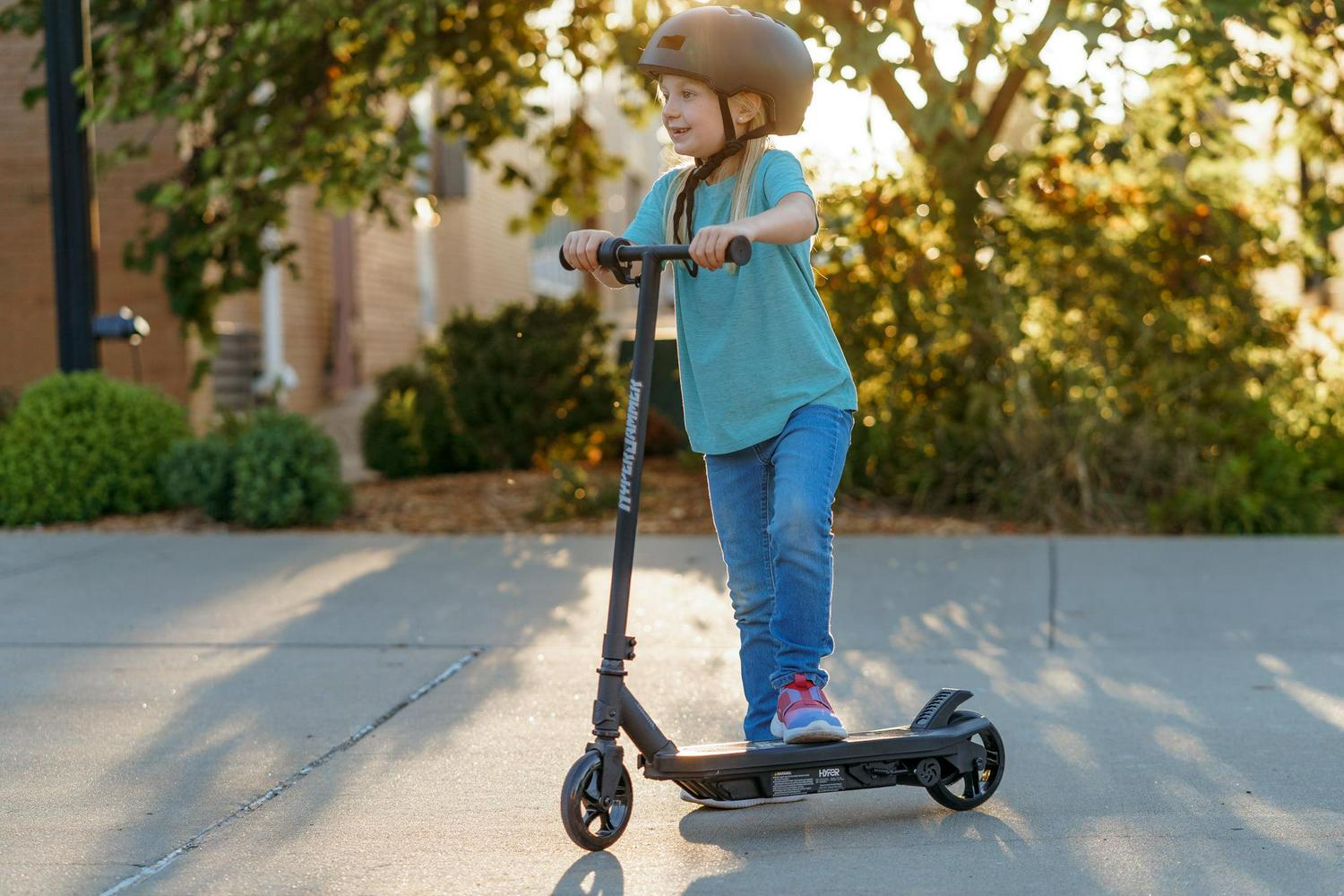 Hyper Toys 12 Volt Jammer Kids Electric Scooter Ride On 10 MPH Max Speed for Ages 8+  Crowdfused