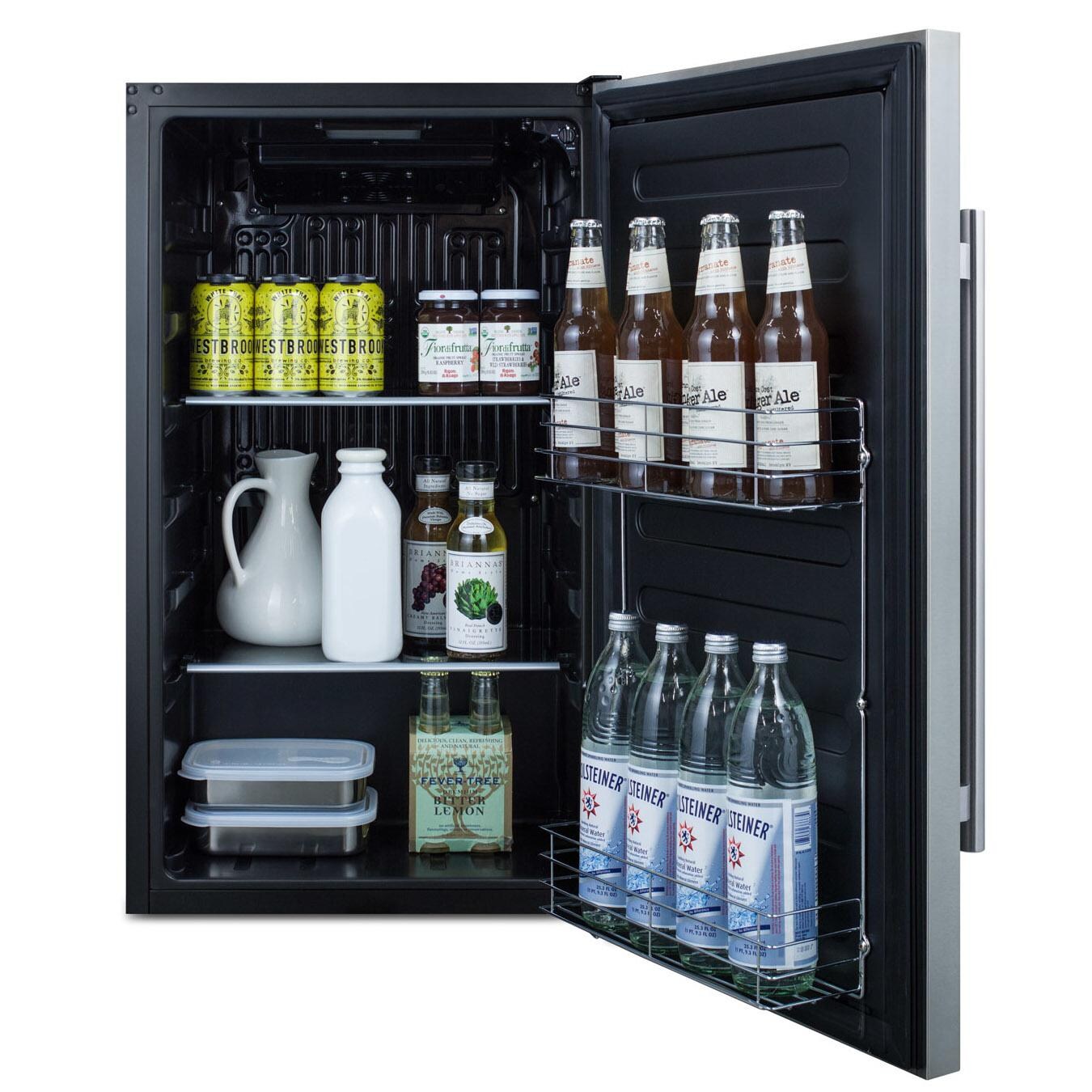 Summit Commercial 19-Inch 3.1 Cu. Ft. ADA Compliant Shallow Depth Outdoor Rated Refrigerator