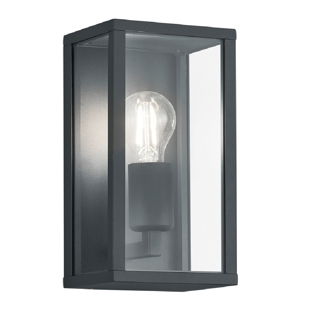 Britalia BR201860142 Anthracite Outdoor Vintage Rectangular Wall Light IP44