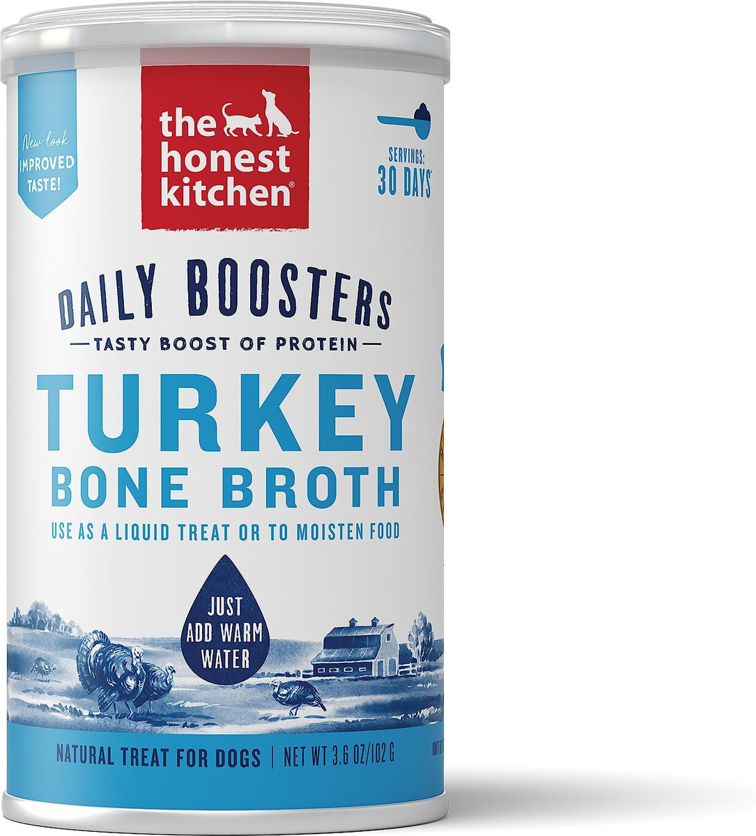 Daily Boosters Turkey Bone Broth for Dogs and Cats;