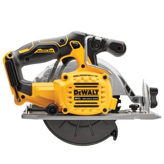 DW 20V MAX Cordless Brushless 6-12 in. Circular Saw and 20V MAX Cordless 18-Gauge Swivel Head Shears (Tools-Only) DCS565BWDCS491B