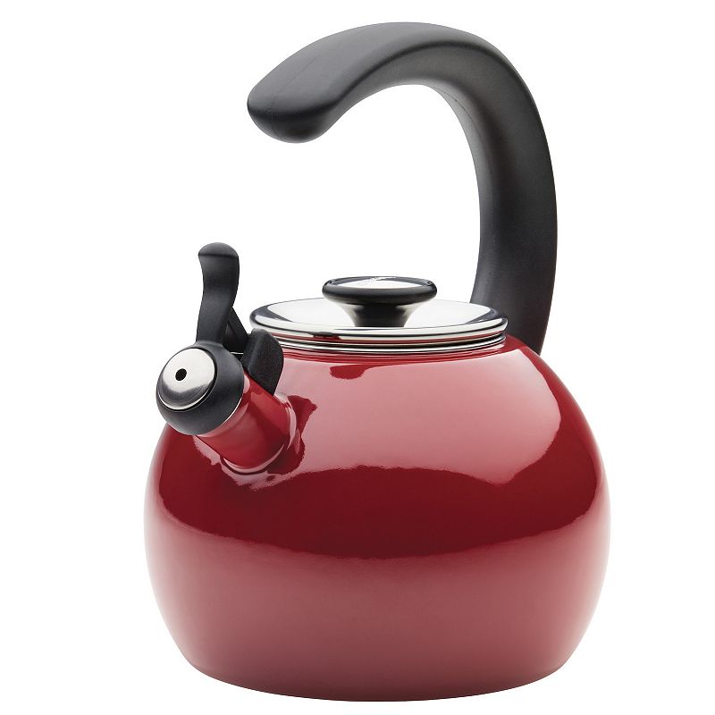 Circulon 2-qt. Enamel-on-Steel Whistling Tea Kettle