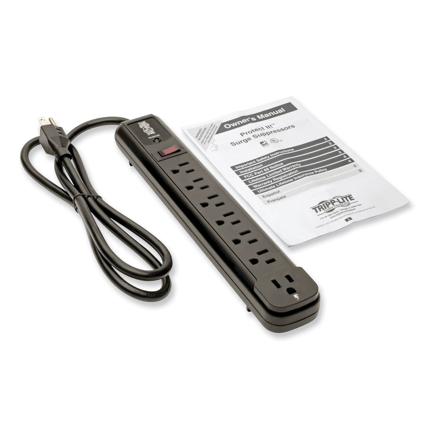 Protect It! Surge Protector by Tripp Lite TRPTLP74RB