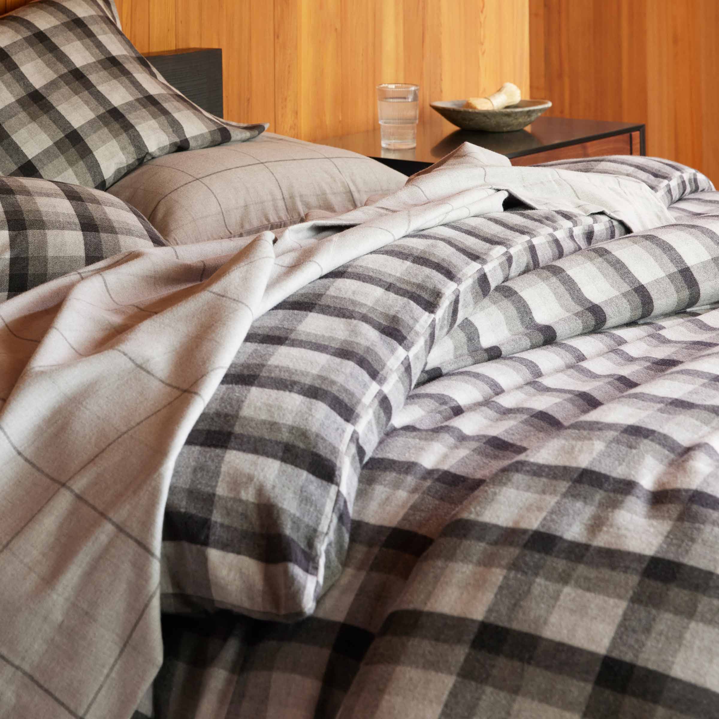 Brushed Flannel Duvet Cover - Last Call