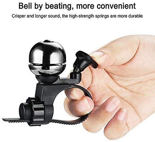 Classic Bike Bell， Adjustable Bicycle Bell Fits Any Bike Handlebar， Universal Bike Bell Loud Crisp Clear Sound Bike Bell For Adults Kids Bike