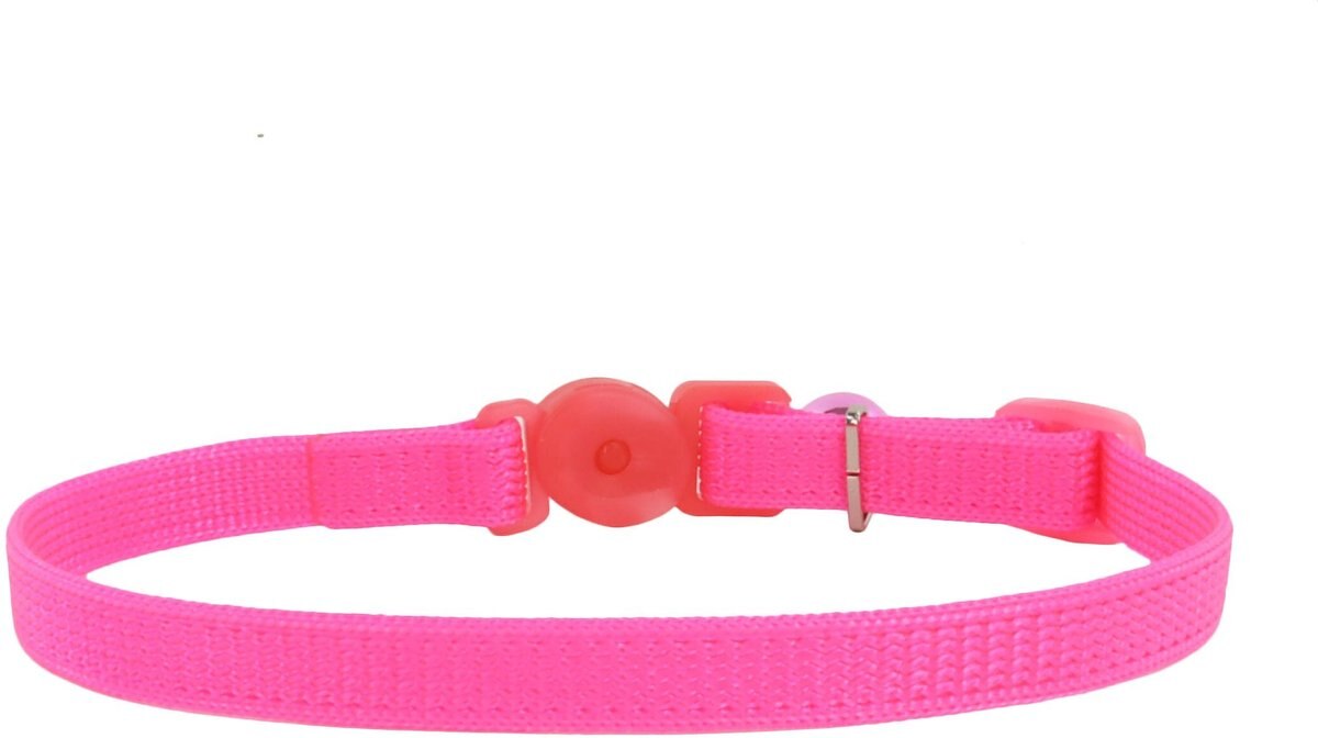 Safe Cat Snag-Proof Polyester Breakaway Cat Collar with Bell