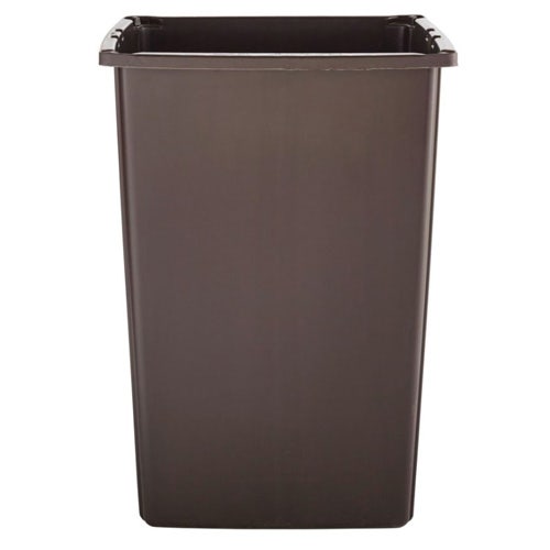 Rubbermaid FG256B00BRN 56-Gallon Trash Container， Brown