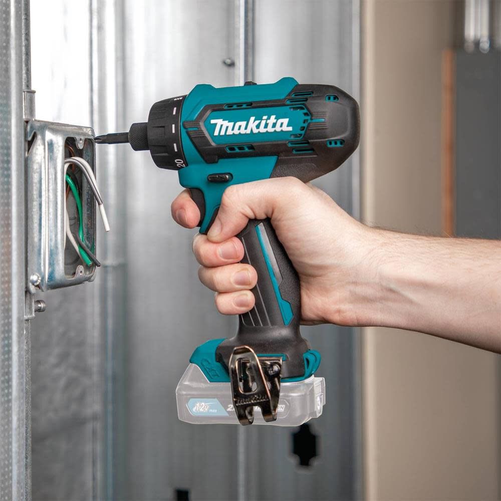 Makita 12V Max CXT Lithium-Ion Cordless 1/4 In. Hex Driver-Drill Tool Only FD10Z from Makita