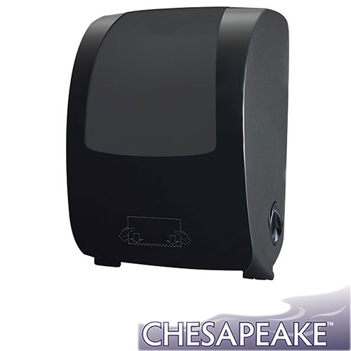 Chesapeake Mechanical Hands Free Towel Dispenser | Smoke | MDISP1