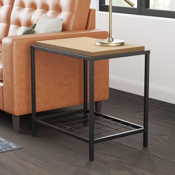 Brookside Ruby Wood and Metal Coffee and End Tables