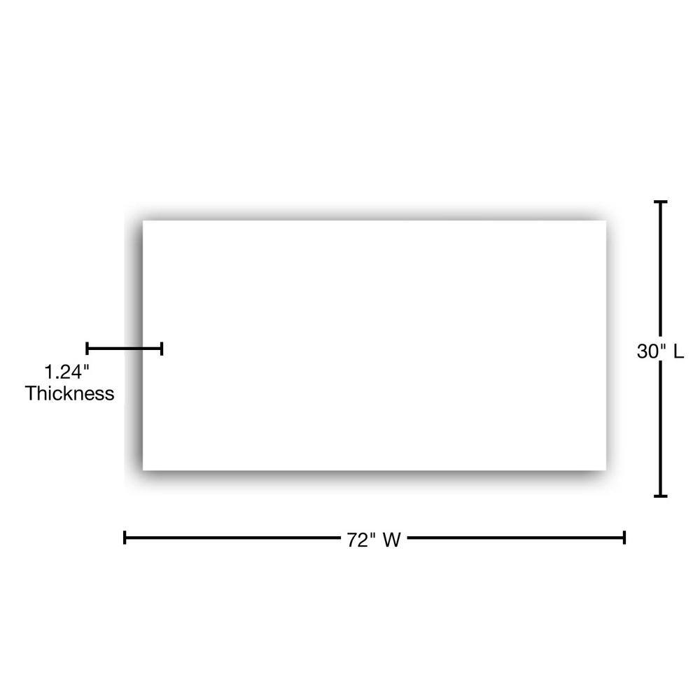 Eviva Sax 72 in. W x 30 in. H Framed Rectangular Bathroom Vanity Mirror in Brushed Chrome EVMR-72X30-MetalFrame