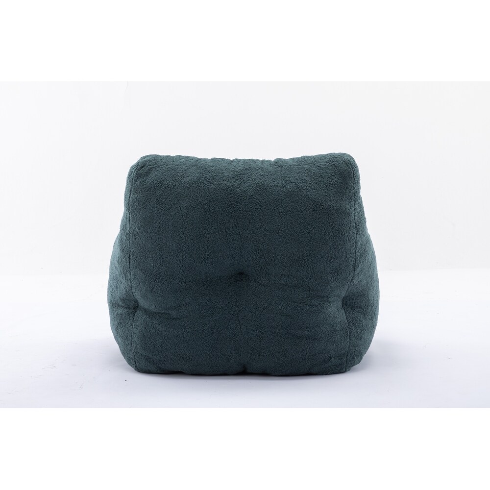 Lazy Sofa Teddy Fabric Bean Bag Chairs for Adults   Kids  Modern Accent Chair Ultra Soft