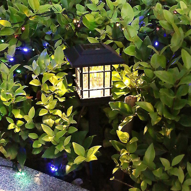 2pcs Waterproof Outdoor Solar Led Garden Light Decorative Lighting Night Light