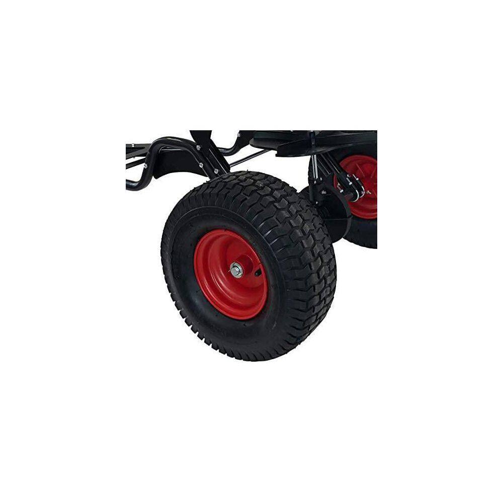 Chapin 8622B 150 lbs. Black Hopper Auto-Stop Tow Behind Spreader