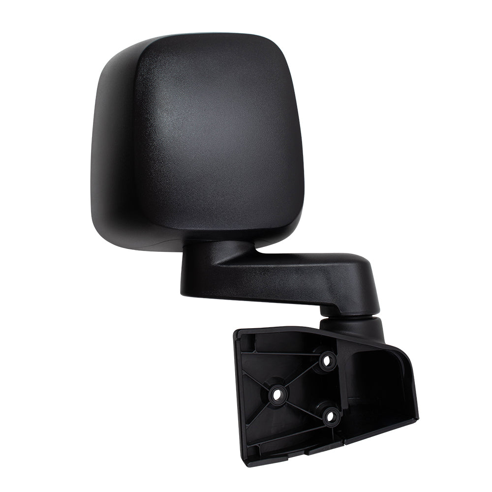 Driver and Passenger Manual Side View Mirrors Textured Replacement for 55395061AD 55395060AD