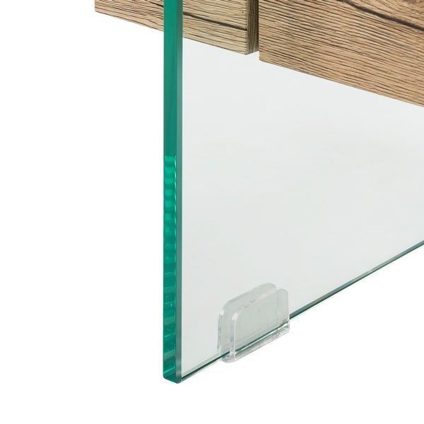 SAFAVIEH Kayley Modern Glass Coffee Table - 43.3