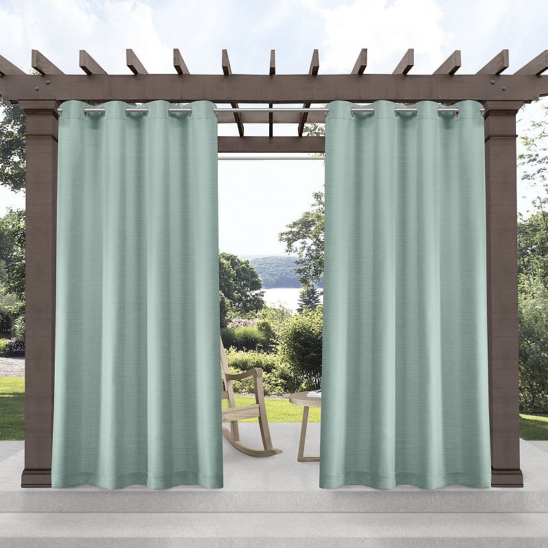 Exclusive Home 2-pack Delano Indoor/Outdoor Window Curtain