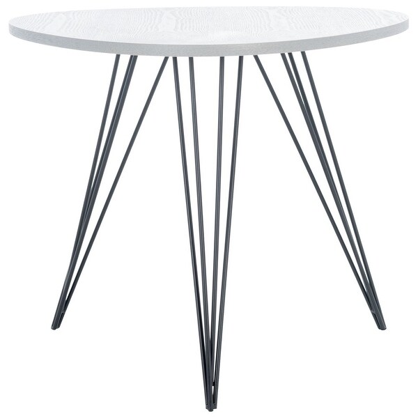 Wolcott Side Table， Grey/Black