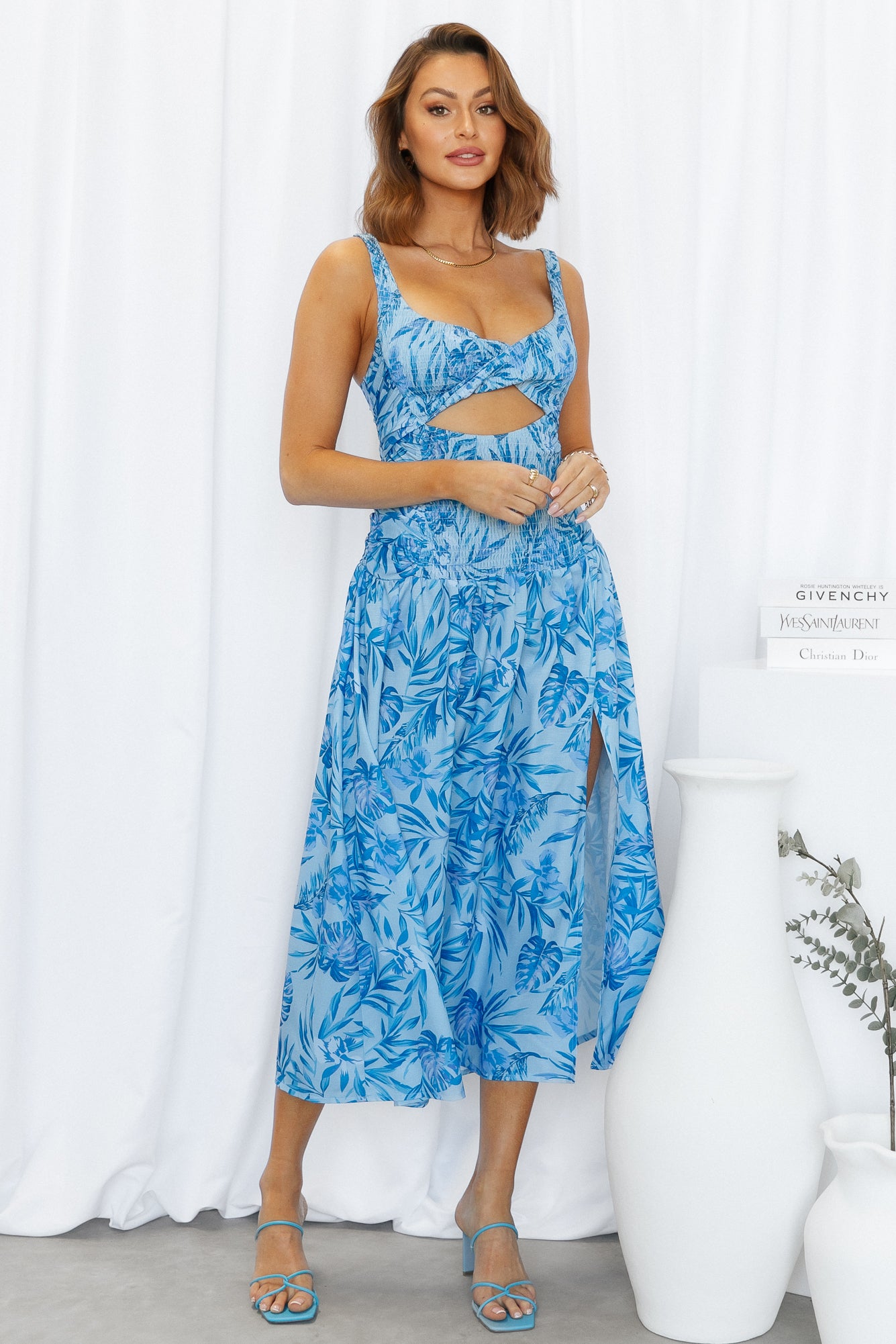 Praised Maxi Dress Blue