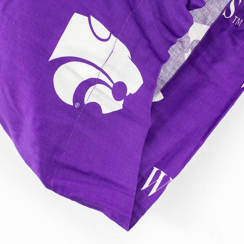 NCAA Kansas State Wildcats Set of 2 King Pillowcases