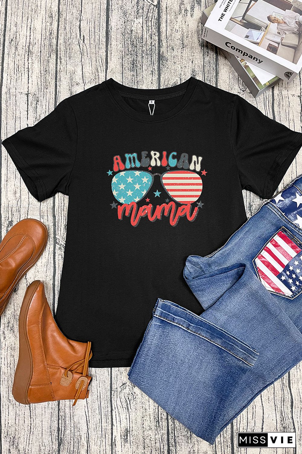 American mama Graphic Tee Wholesale