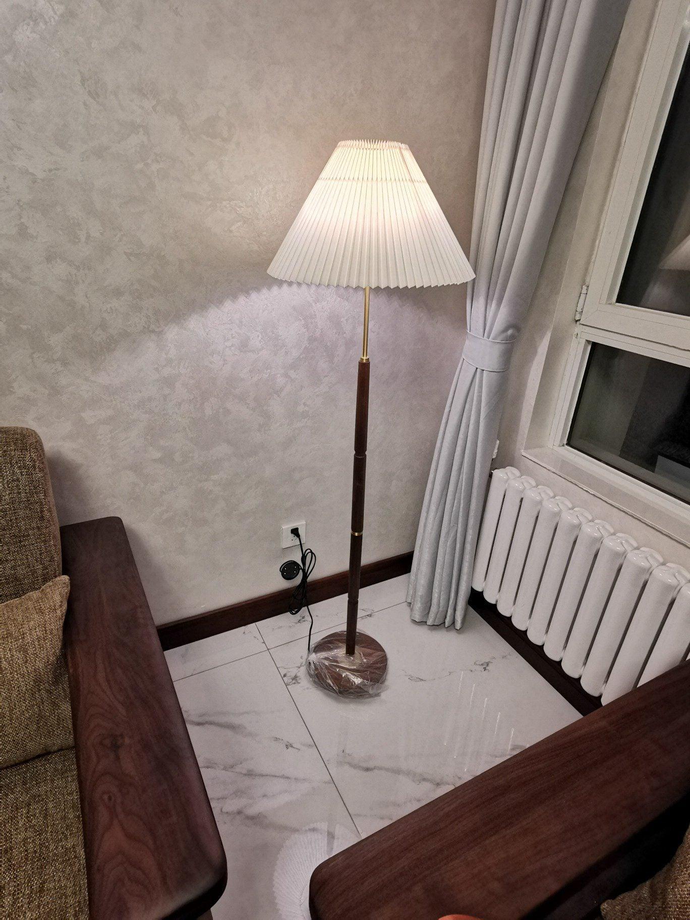 Pleated Floor Lamp