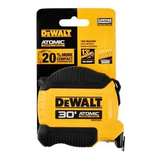 DEWALT ATOMIC 30 ft. x 1-18 in. Tape Measure DWHT38130S