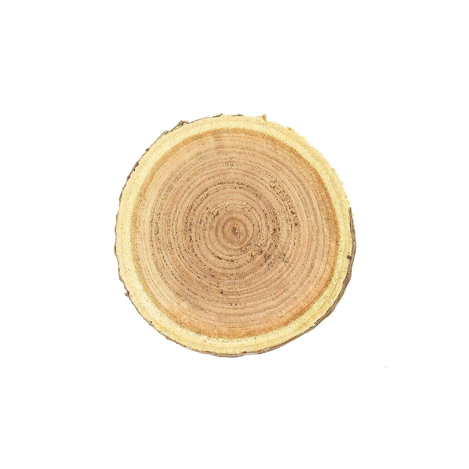 Rustic Cedar Wood Slices, Wedding Table Scatters 5 oz