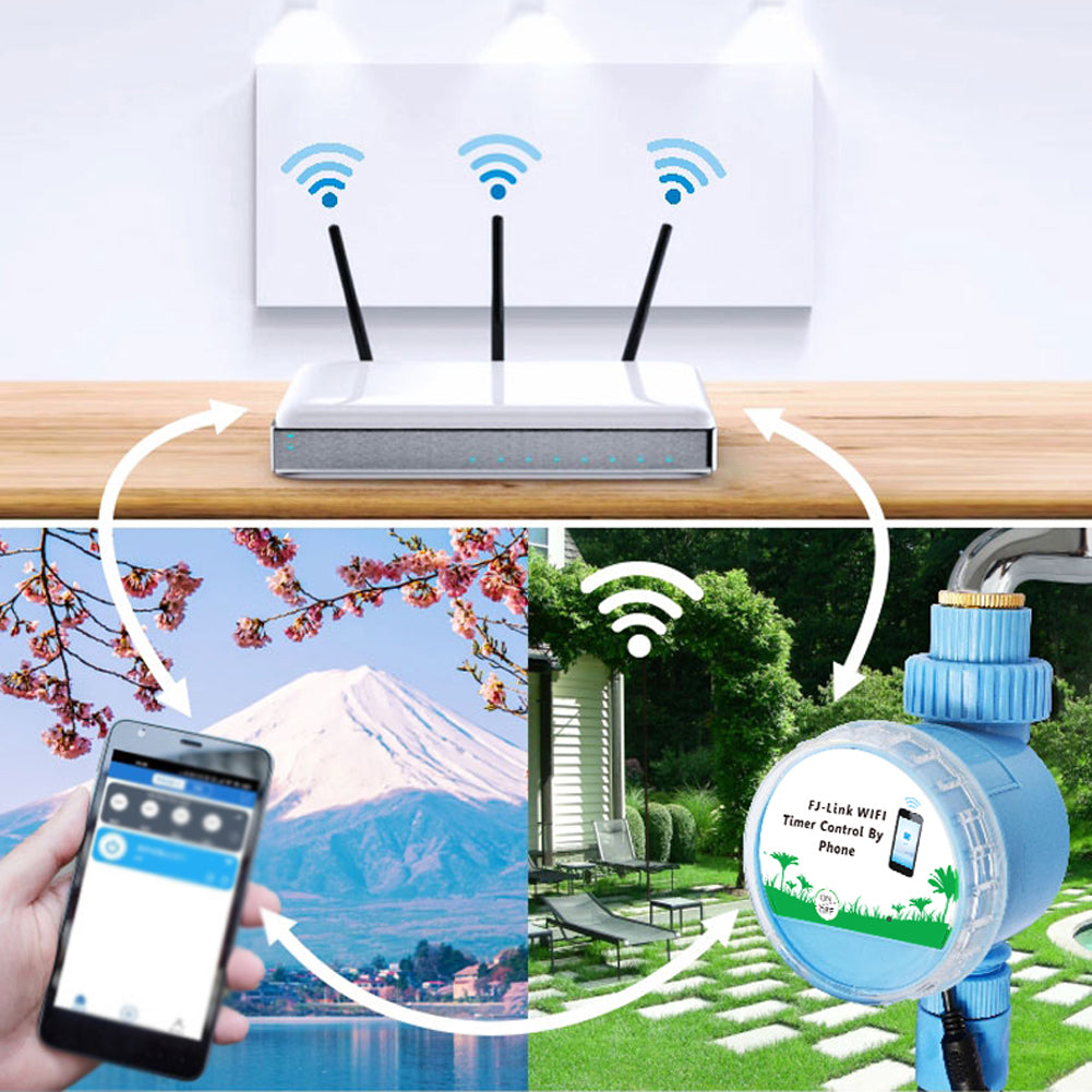 Sprinkler Timer Automatic Irrigation Controller Watering Timer App Remote Control Wifi Connection For Garden Lawns Patio Agriculture