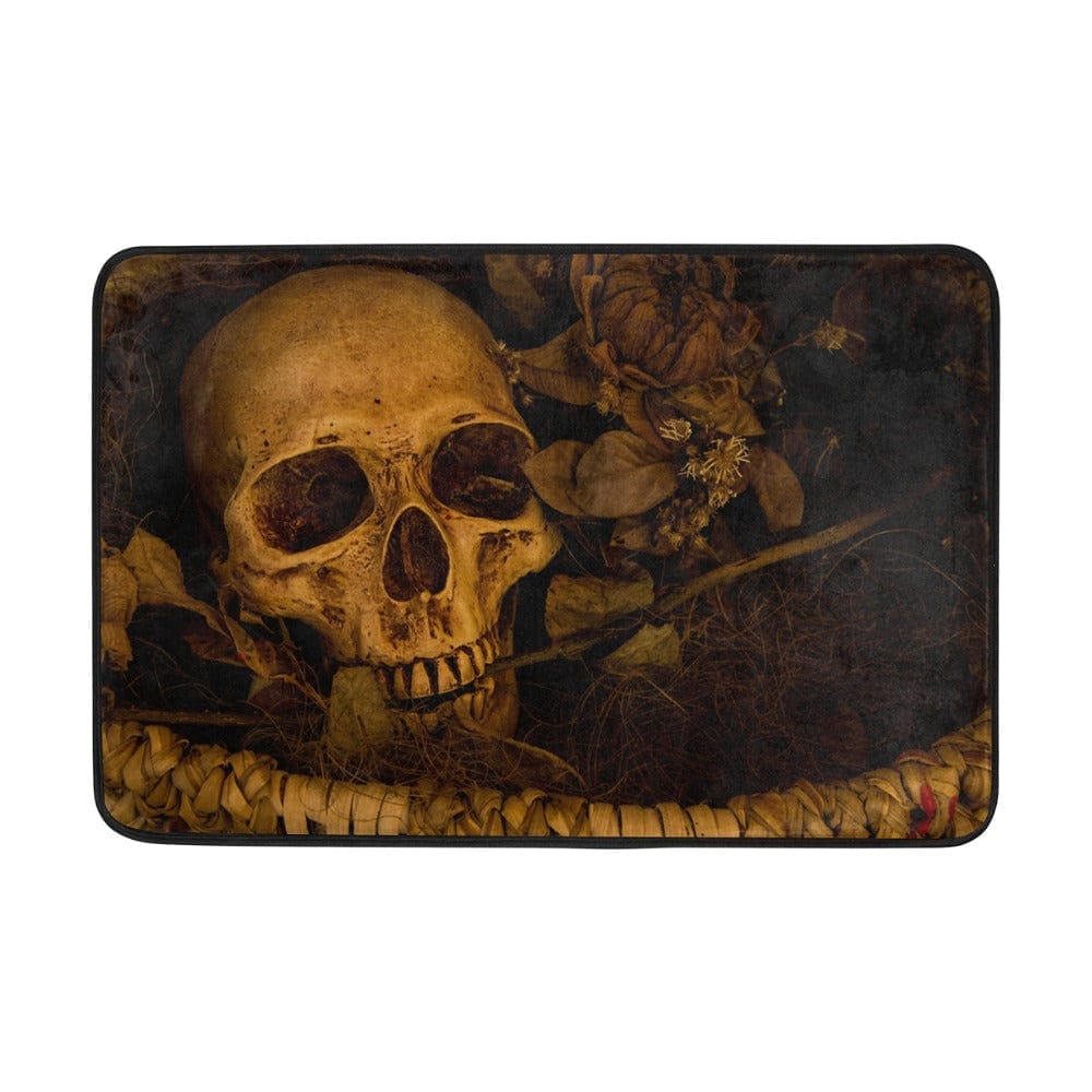 Skull Pattern Anti-Slip bathroom-1 Floor Mat Rug