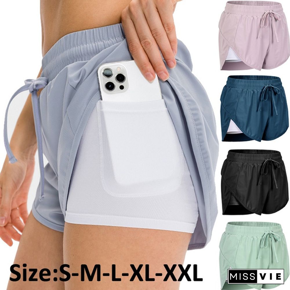 Summer Seamless Women's Shorts Loose Casual Cycling Shorts Running Workout Fitness Short Gym Push Up Yoga Pants Woman Clothes