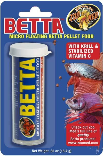 Zoo Med Betta Micro Floating Pellets Fish Food