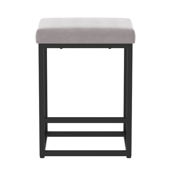 Modern Bar Stools，Set of 2，for Kitchen Counter Farmhouse