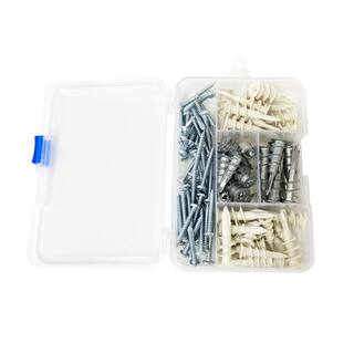 Robtec 38 in. x 1-141 in. to 58 in. Drywall Anchor Assortment Pack (100-Pack) DWAC100