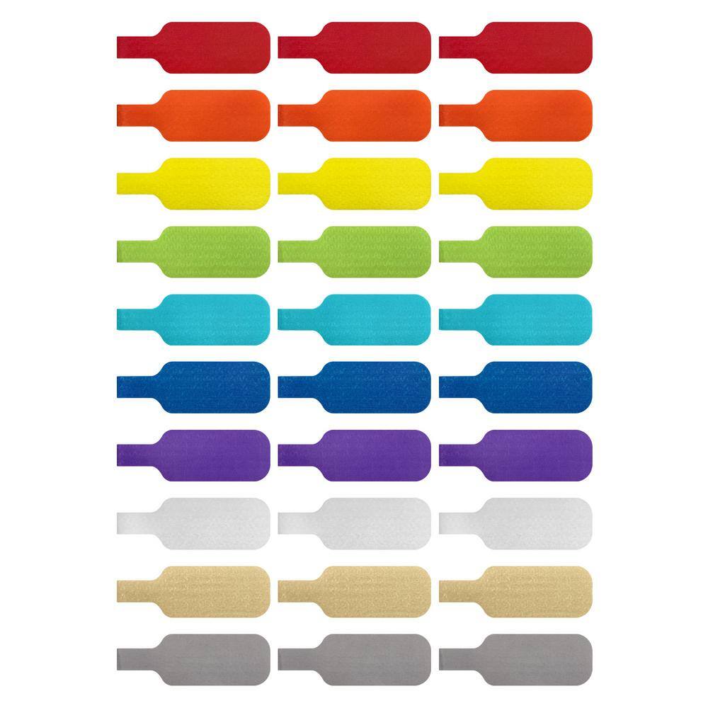 Wrap-It Storage Medium Cable Labels Multi-Color (30-Pack) A430-CL-MD-MC