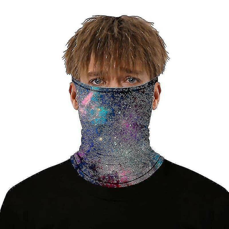 (#18) Multi-use Balaclava Face Mask Neck Scarf Tube Snood Biker Bandana